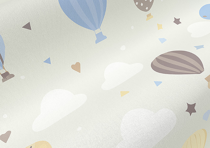 Balloon Festival, Skyline - Twist&Fit Roman Blind - Image 4